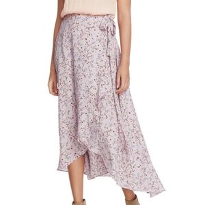 1.State Wildflower Vines HiLo Dusty Lavender Skirt